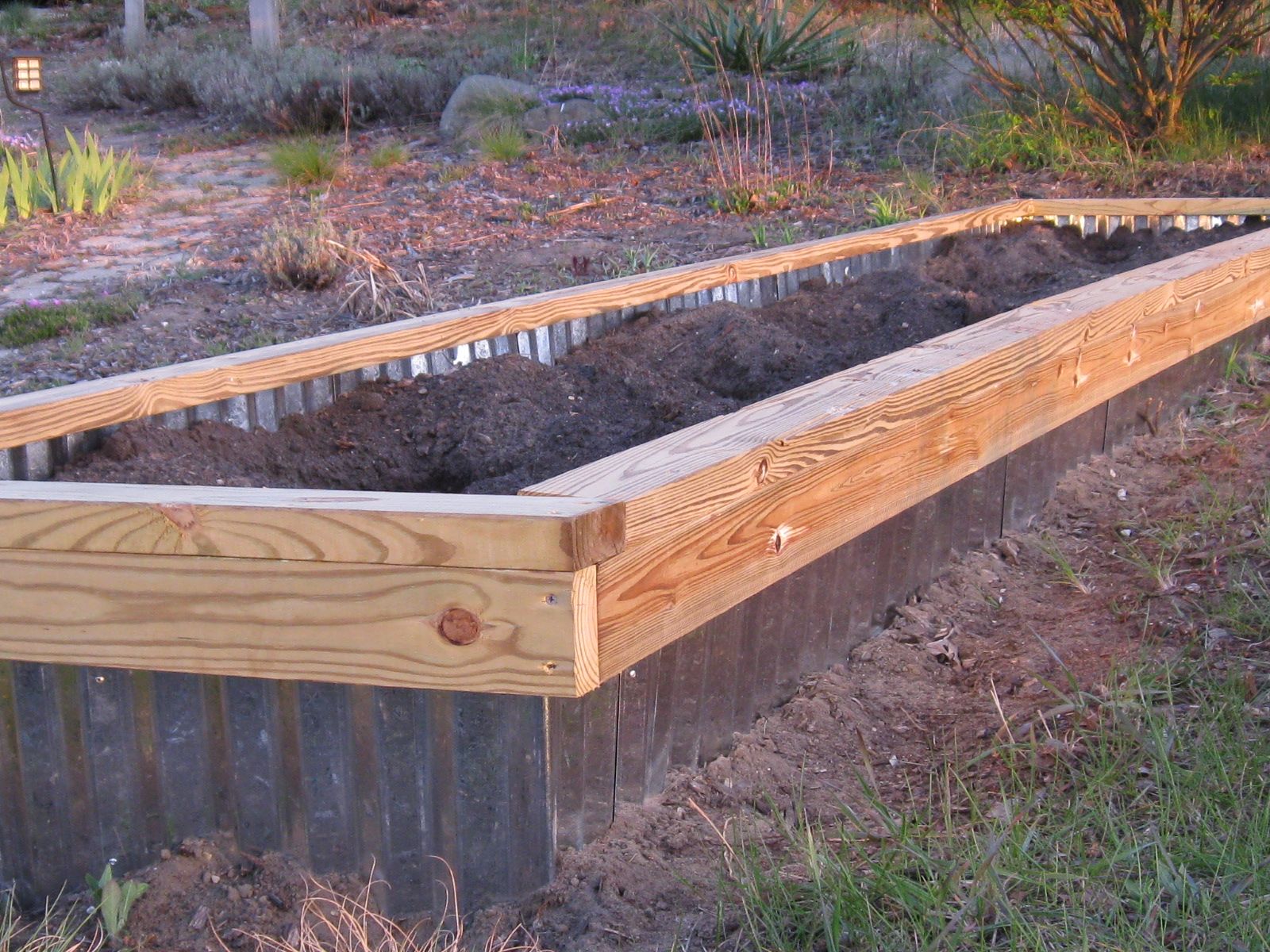 Corrugated Metal Raised Garden Beds