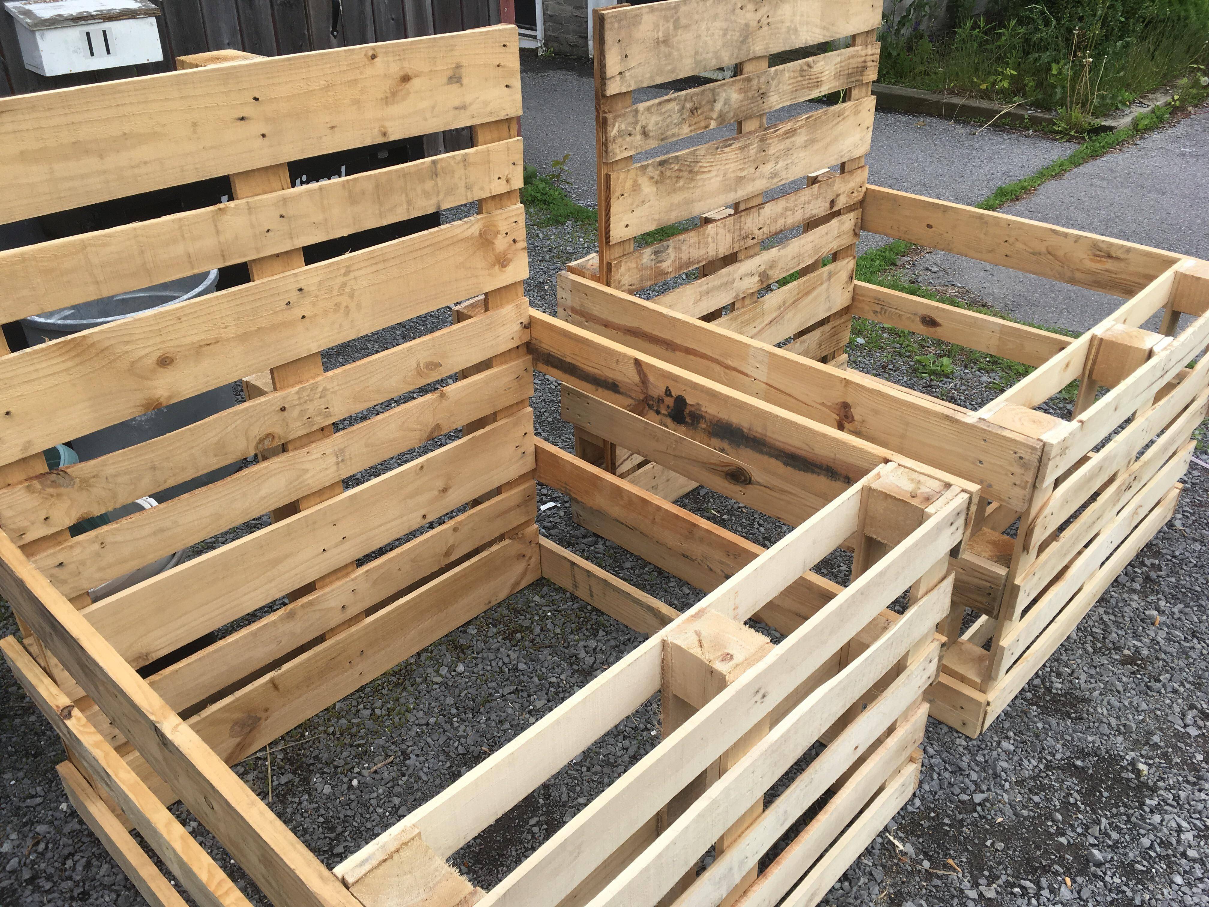 Pallet Planter Boxes