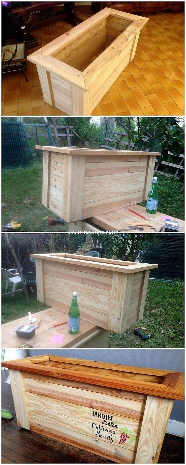 Best Diy Pallet And Wood Planter Box Ideas