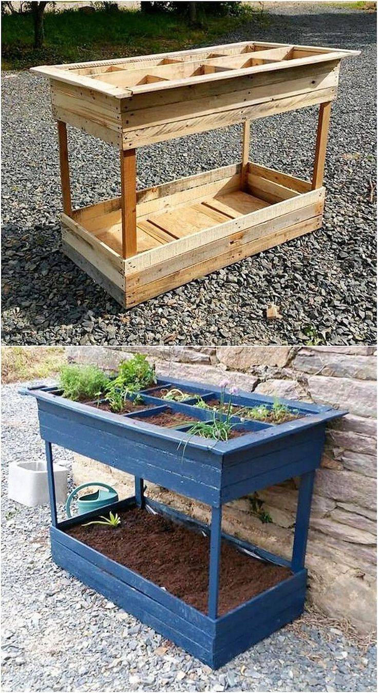 Diy Garden Pallet Projects