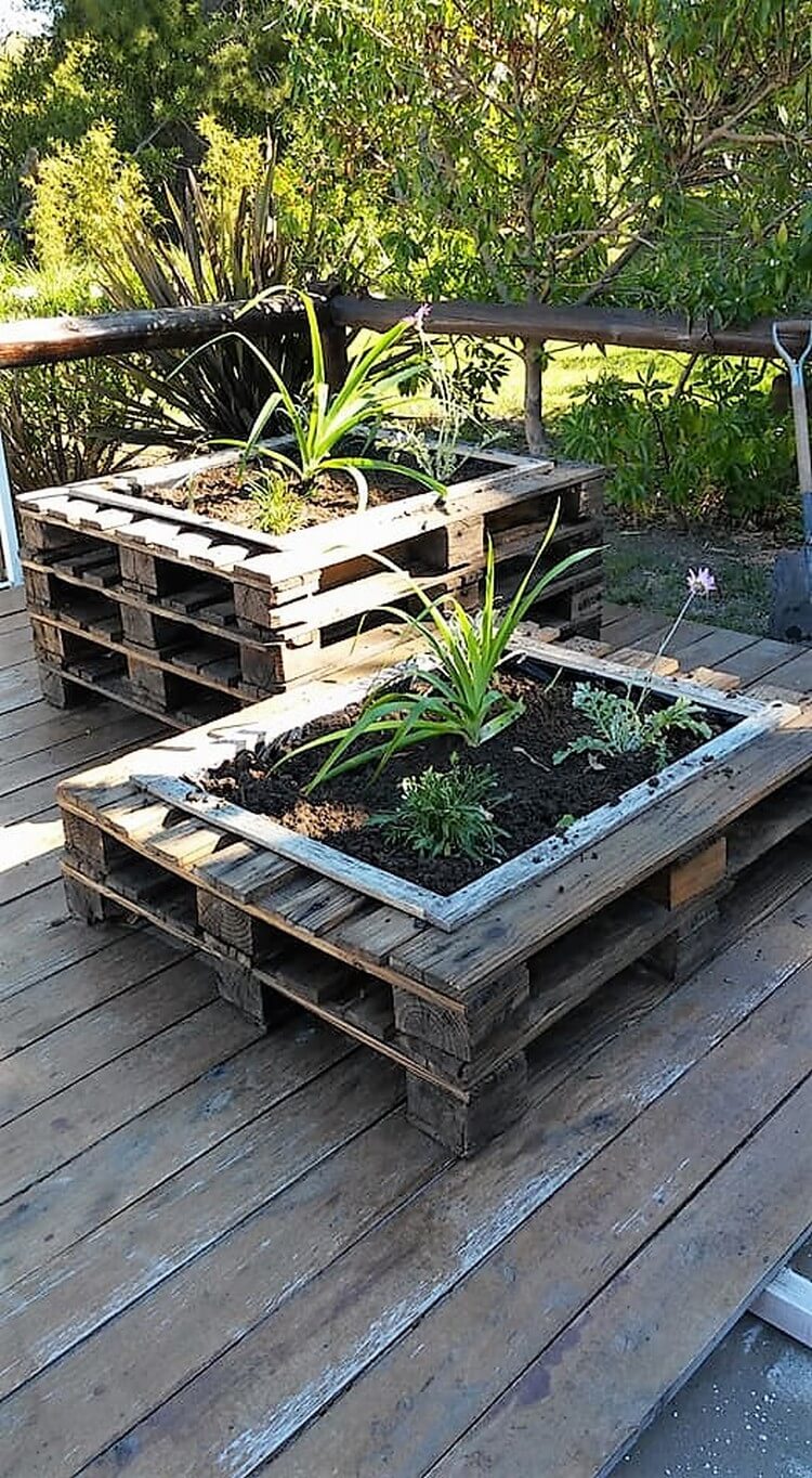 Spectacular Recycled Wood Pallet Garden Ideas