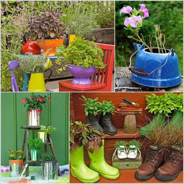 Creative Recycled Planter Ideas