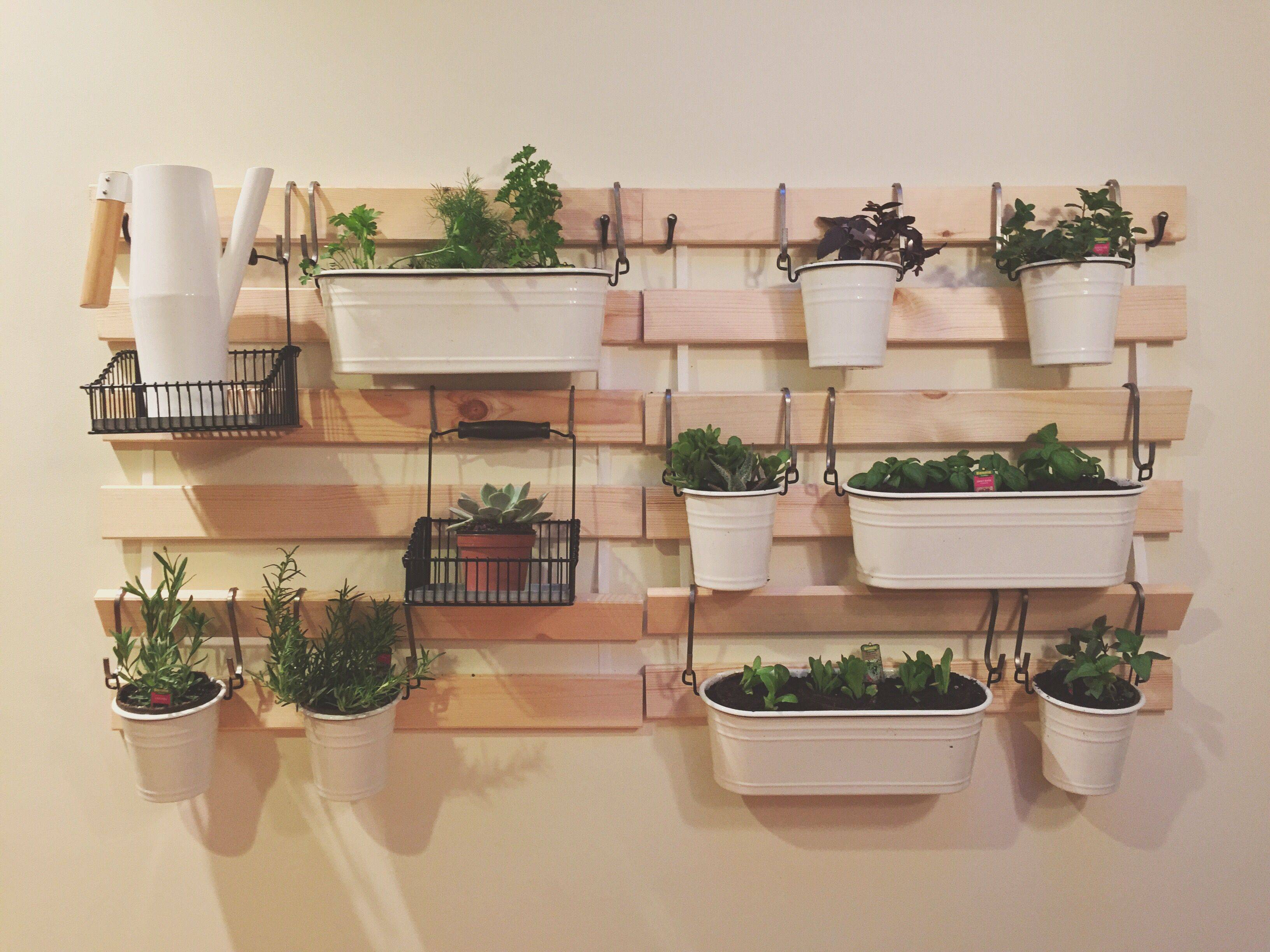Modern Vertical Garden Ikea Hack