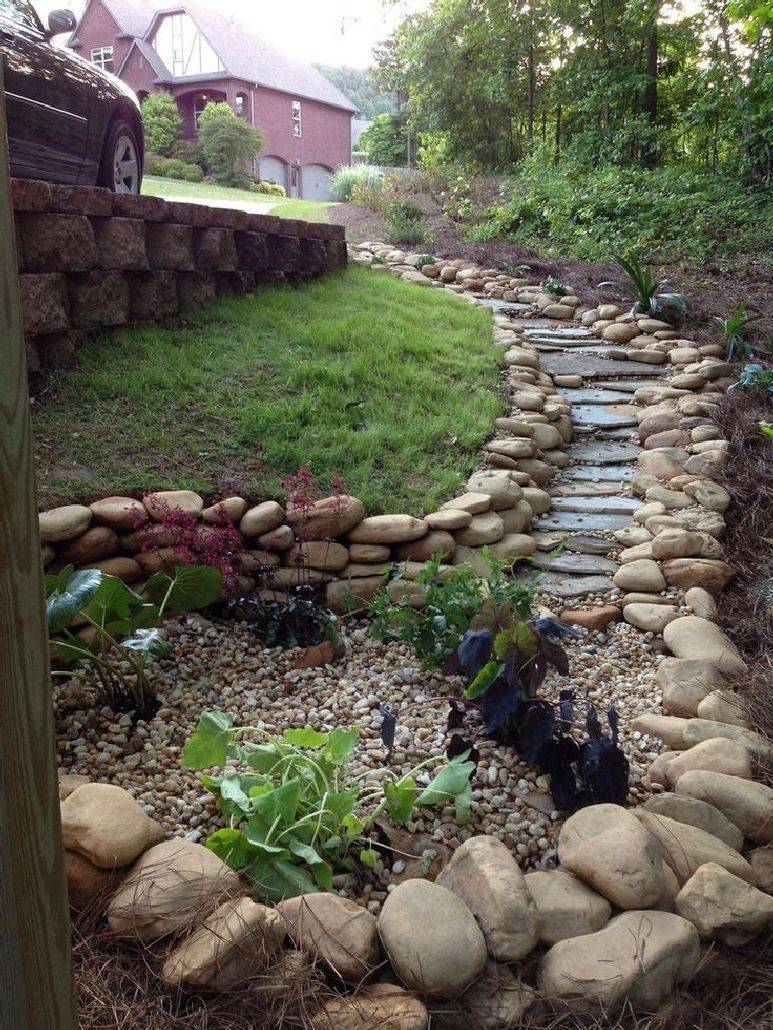 Awesome Dry River Bed Landscaping Design Ideas