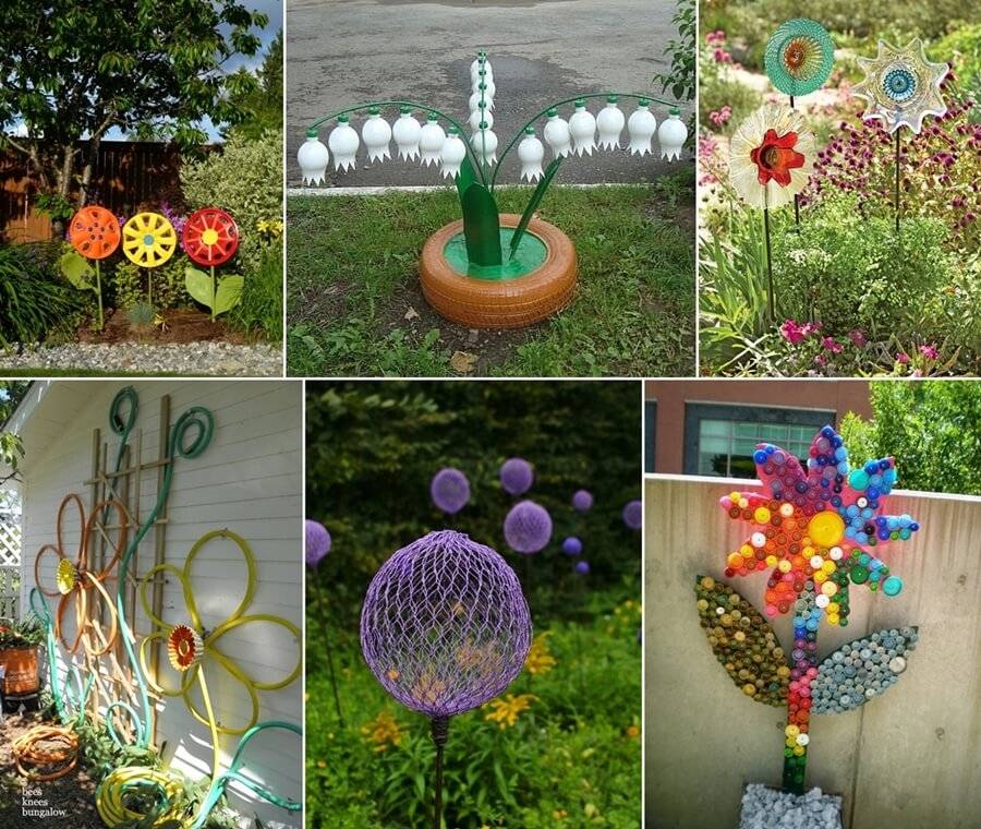 Creative Recycled Garden Art Projects