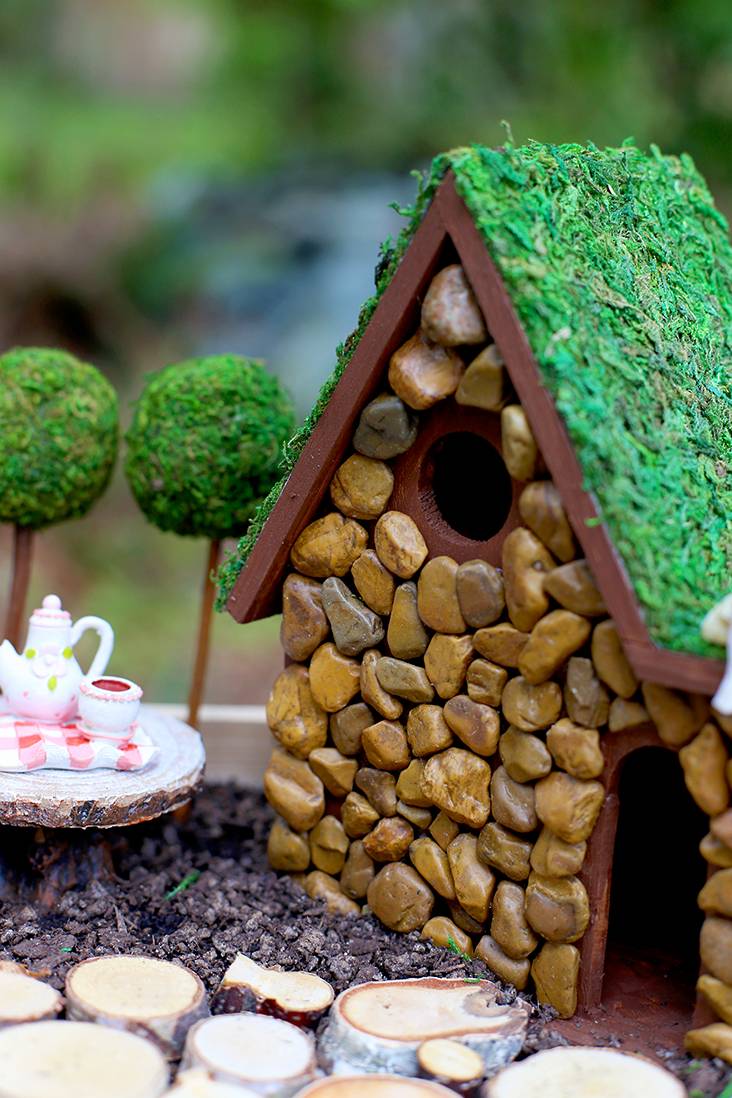 Diy Fairy Garden And Fairy House Tutorial Sew Much Ado