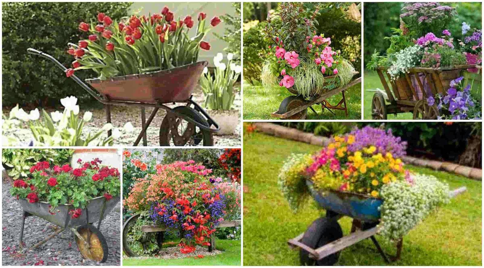 Awesome Diy Wheelbarrow Planter Ideas