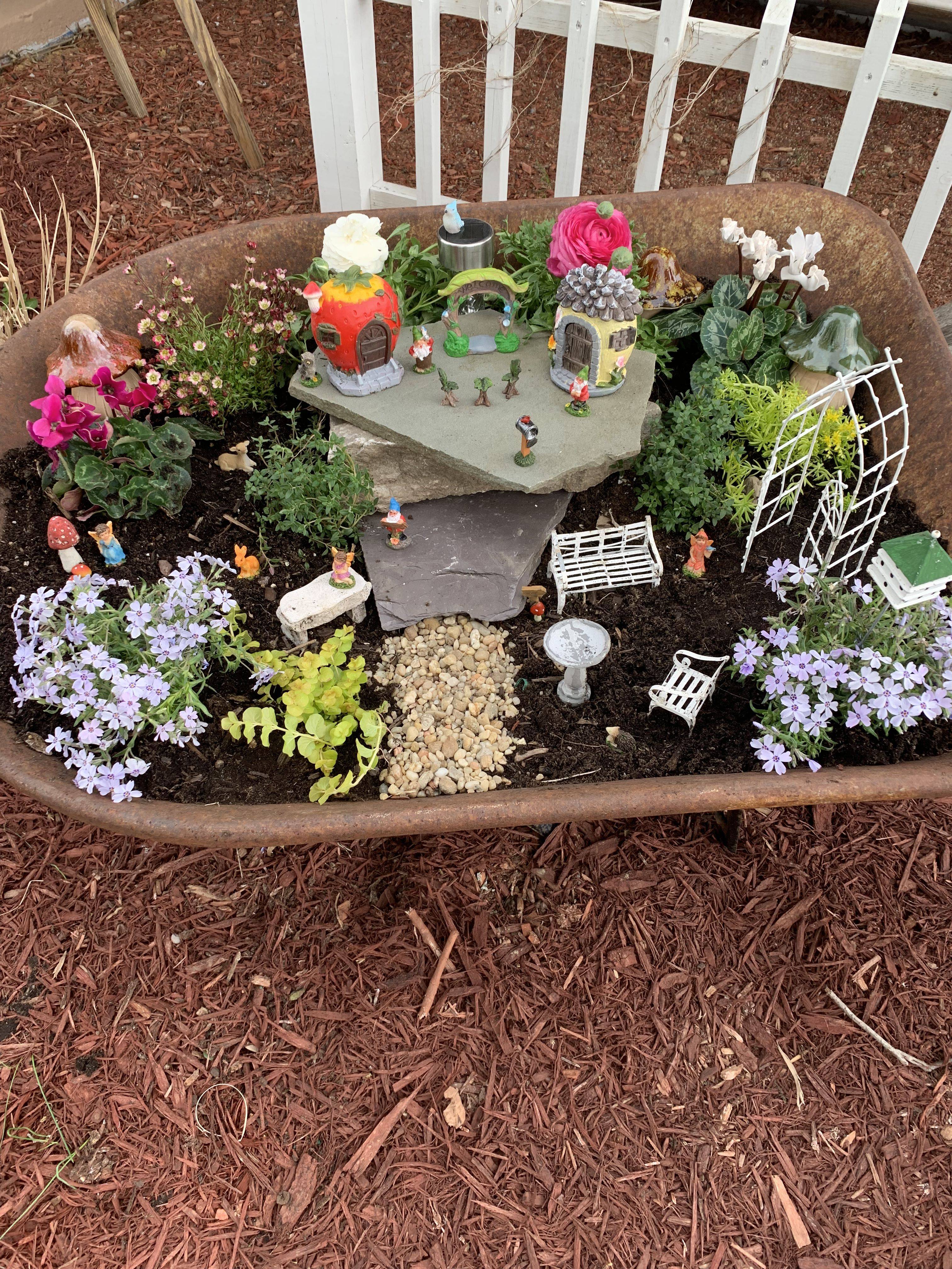 Wheelbarrow Fairy Garden Ideas Youll Love The Whoot
