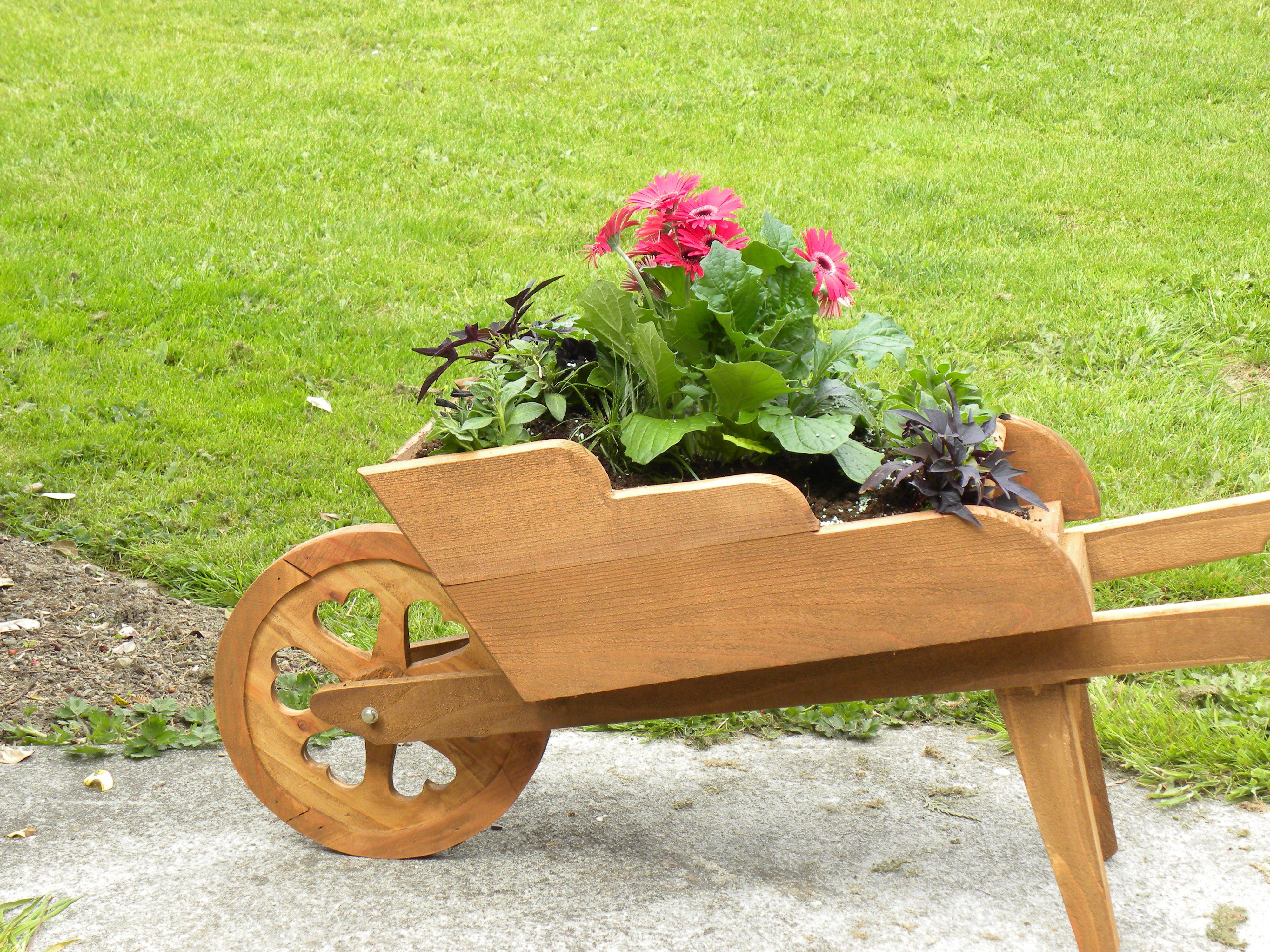Wooden Wheelbarrow