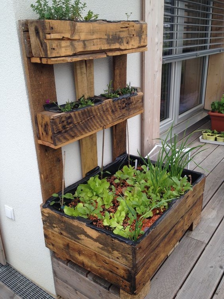 Pallet Raised Garden Beds