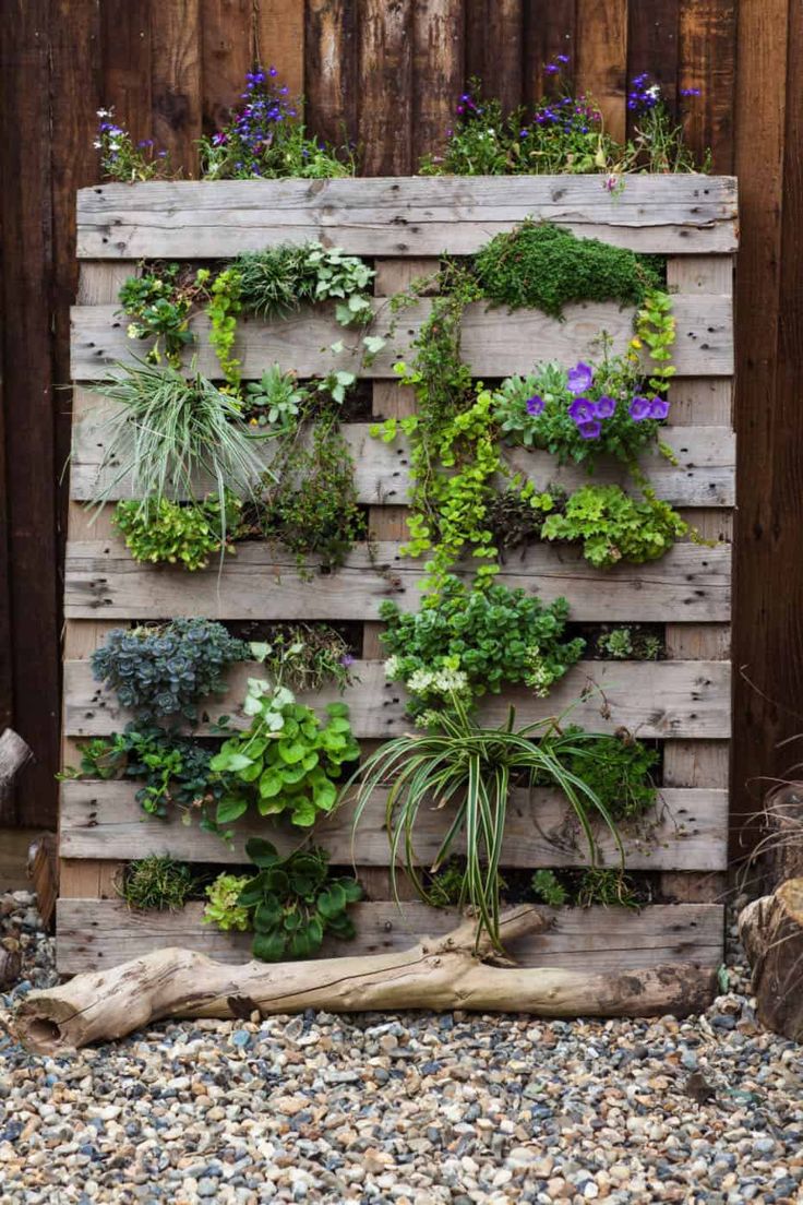 Pallet Garden Furniture Vertical Pallet Garden