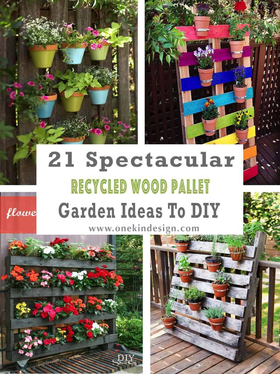 Recycled Pallet Garden Deck
