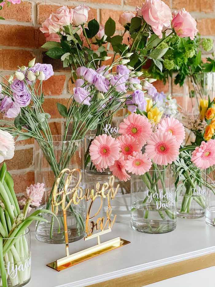 Karas Party Ideas Fancy Flower Garden Birthday Party