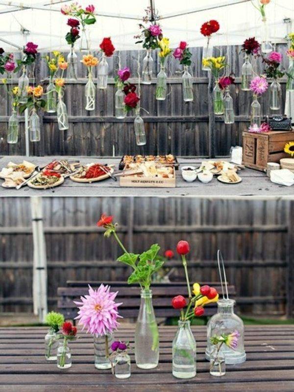 Karas Party Ideas Floral Garden Dinner Party