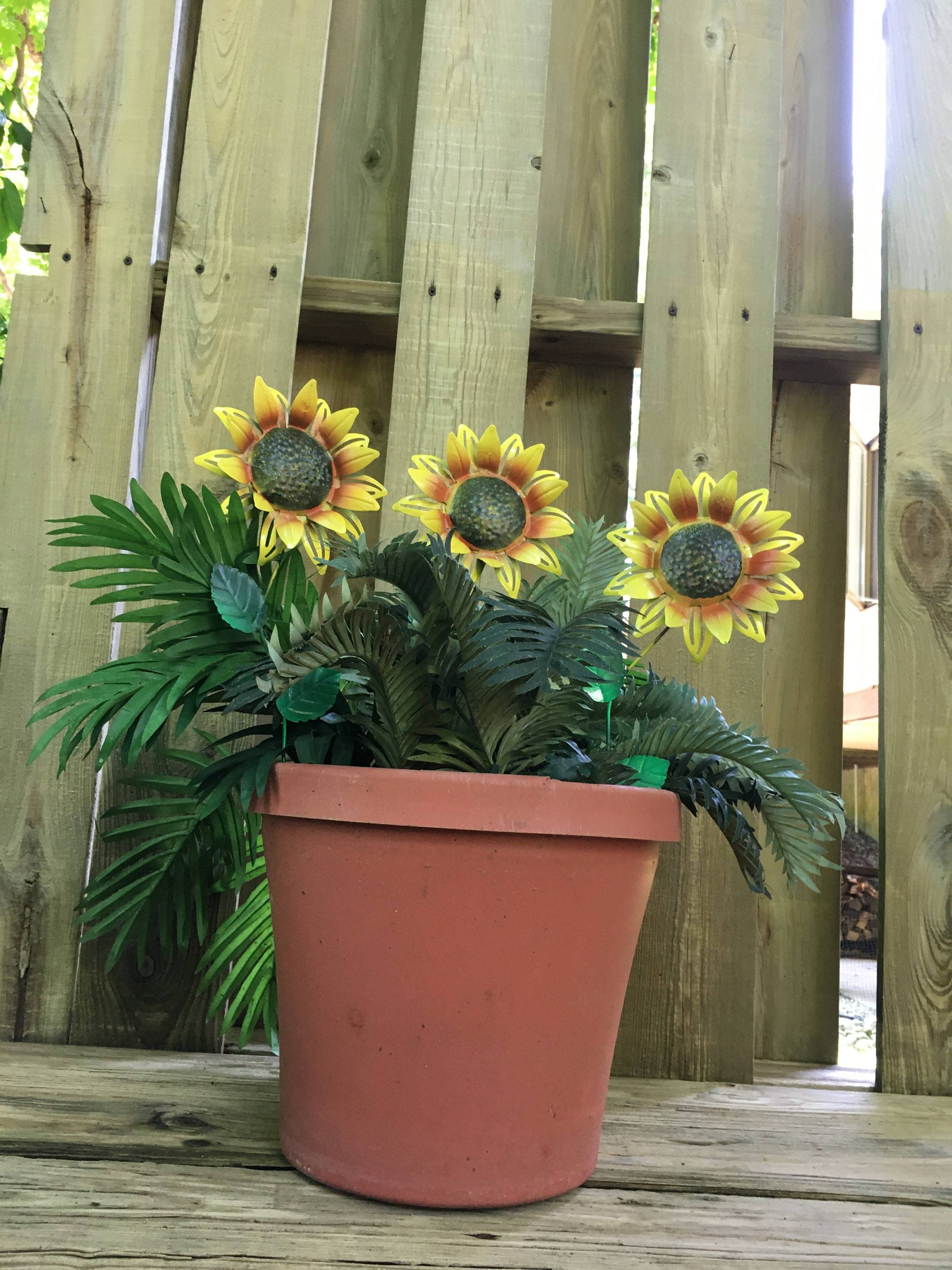 Piece Galvanized Metal Flower