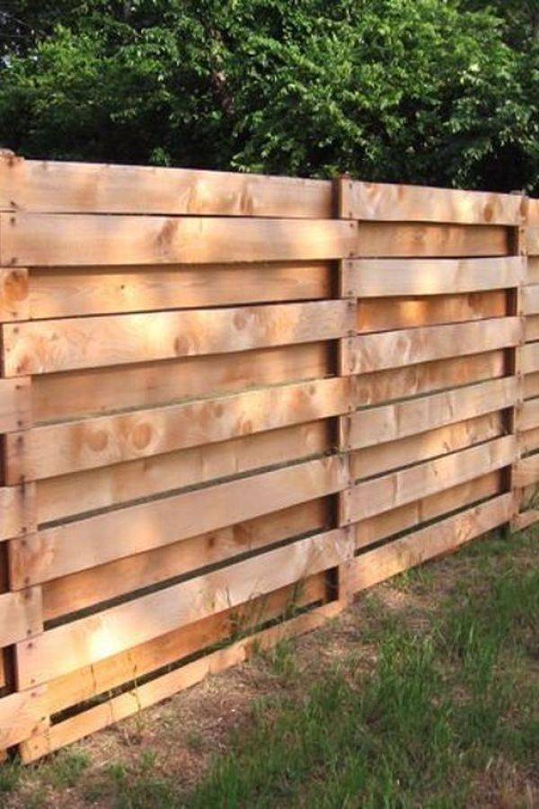 Handmade Pallet Fence Pallet Budget Gardens Vinyl Picket Fence