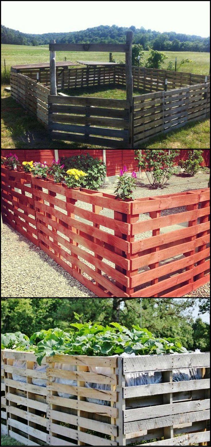 The Best Diy Pallet Garden Fence Ideas