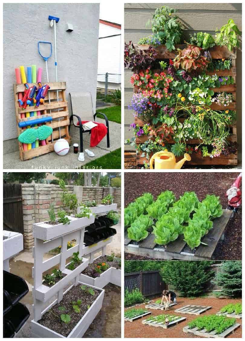 25 Pallet Garden Art Ideas You Cannot Miss SharonSable