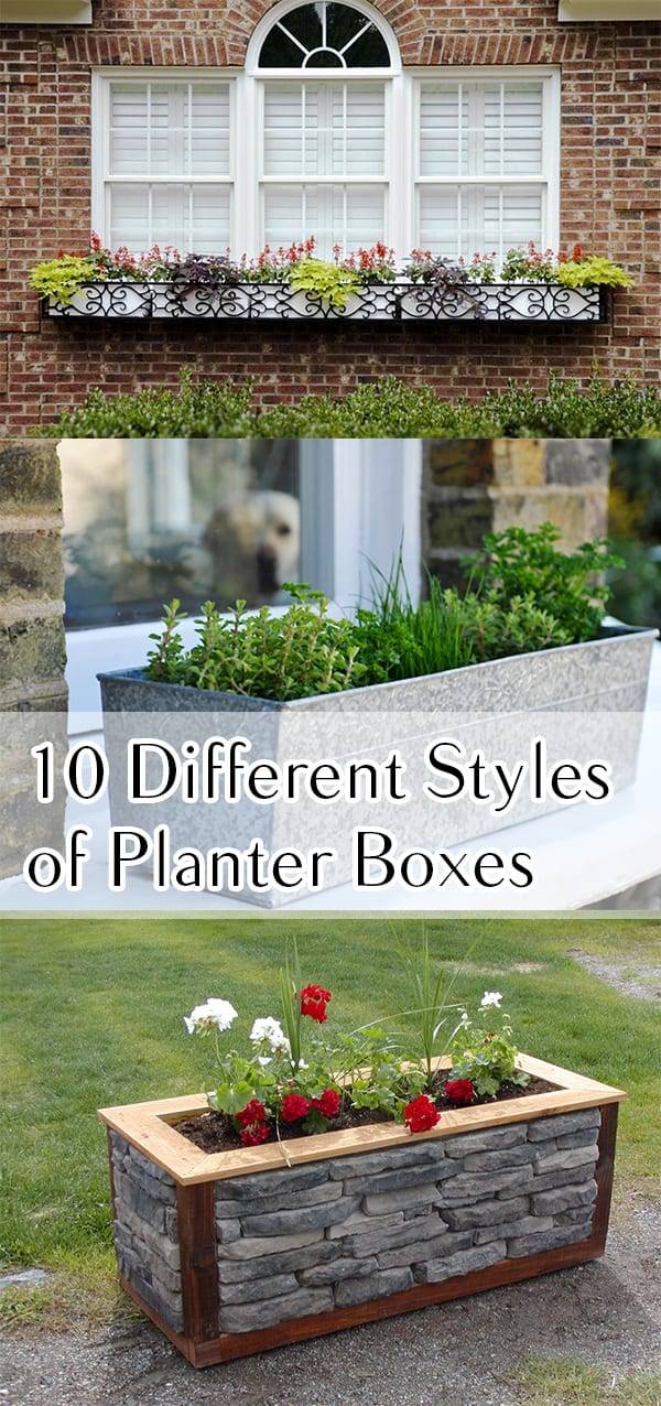 Outdoor Wooden Planter Boxes
