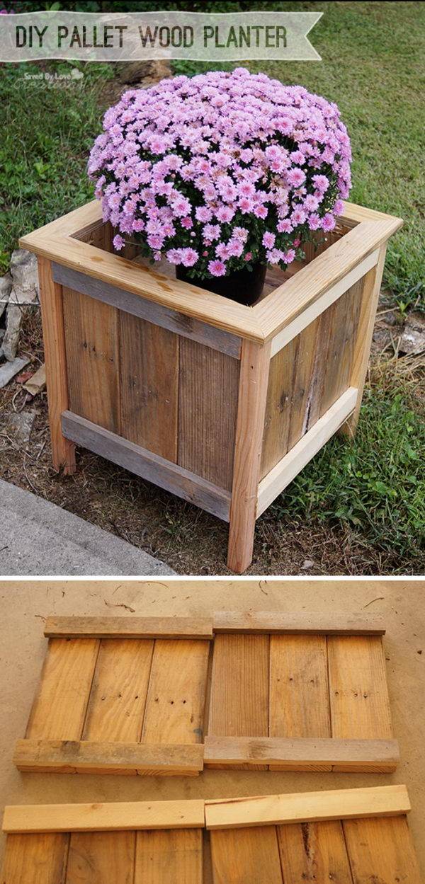 Best Diy Pallet And Wood Planter Box Ideas