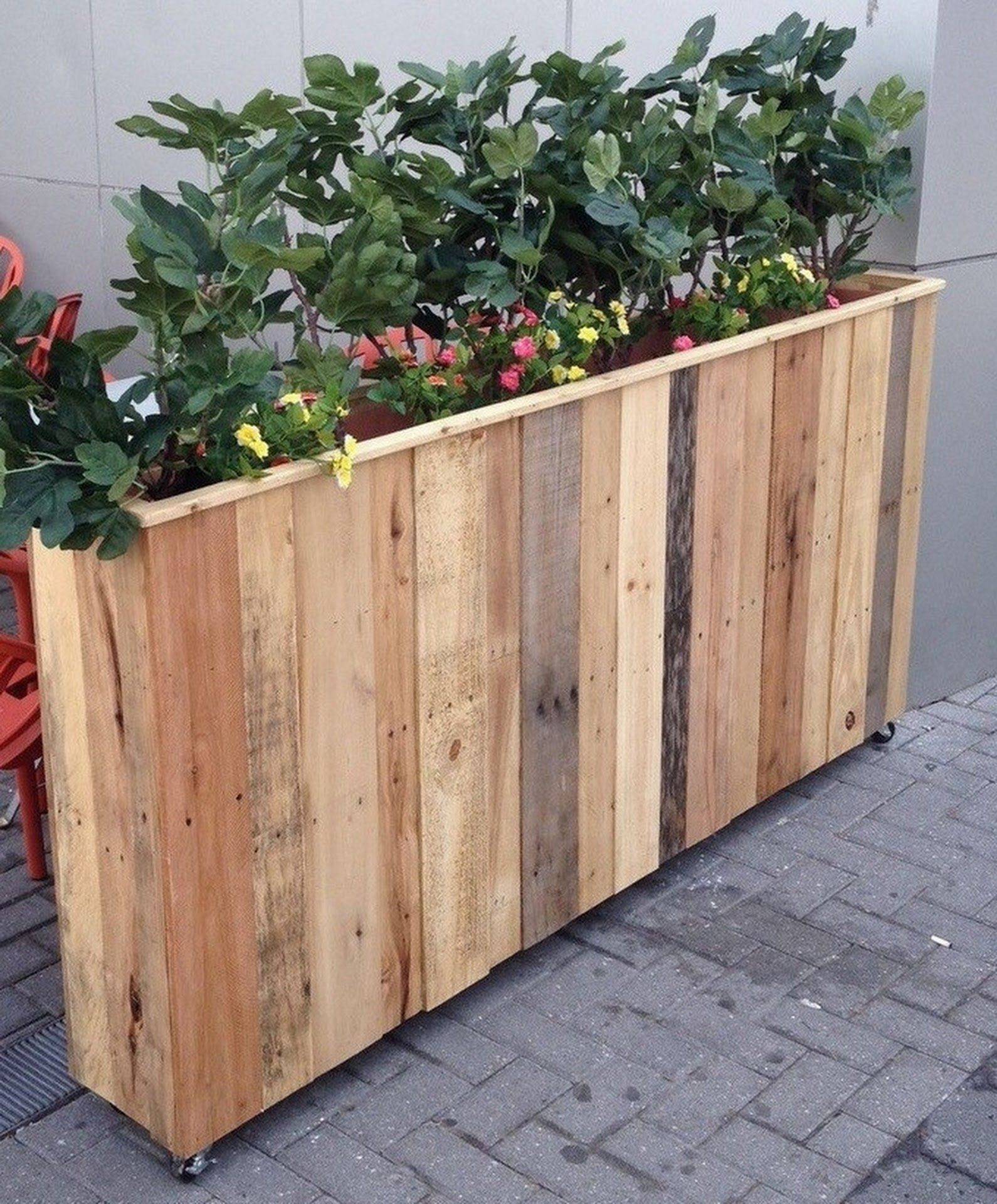 Best Diy Pallet And Wood Planter Box Ideas