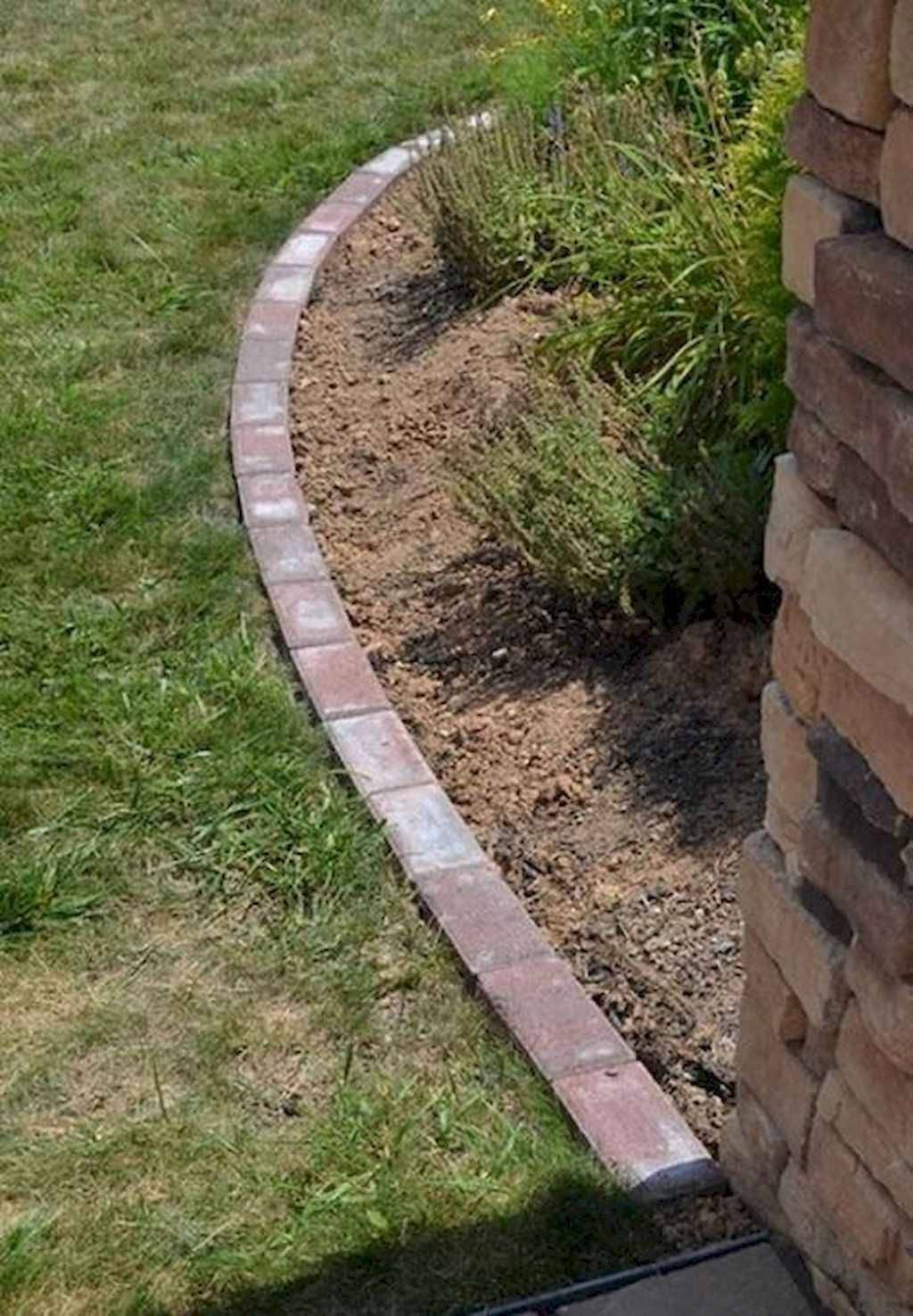 Diy Brick Garden Edging Brick Garden Edging