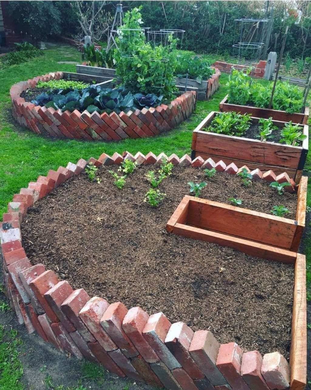 Brick Border Landscapeflowers