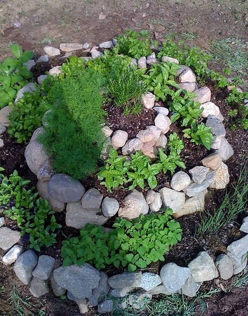 Botanical Herb Spiral Brick
