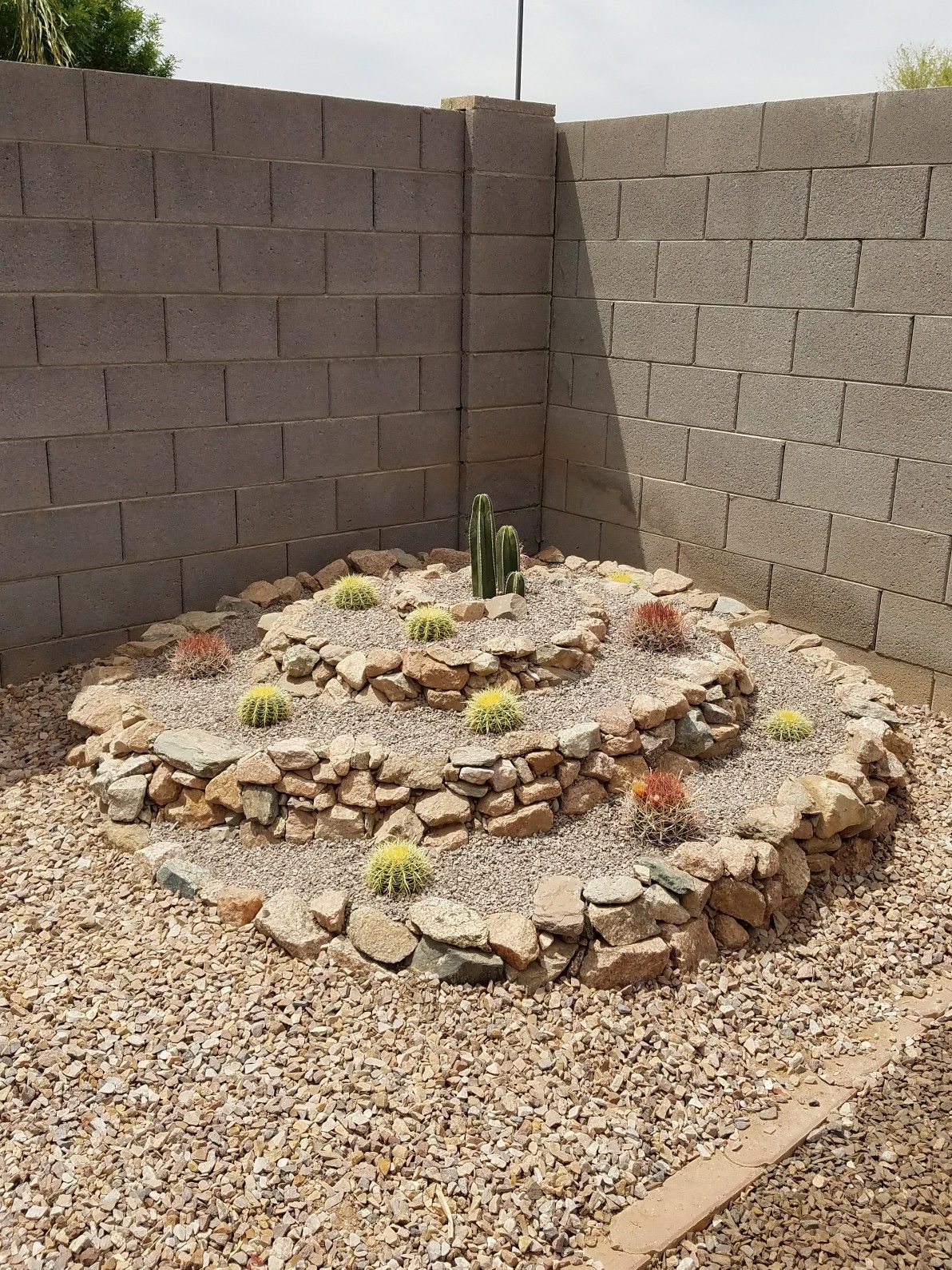 Spiral Rock Border