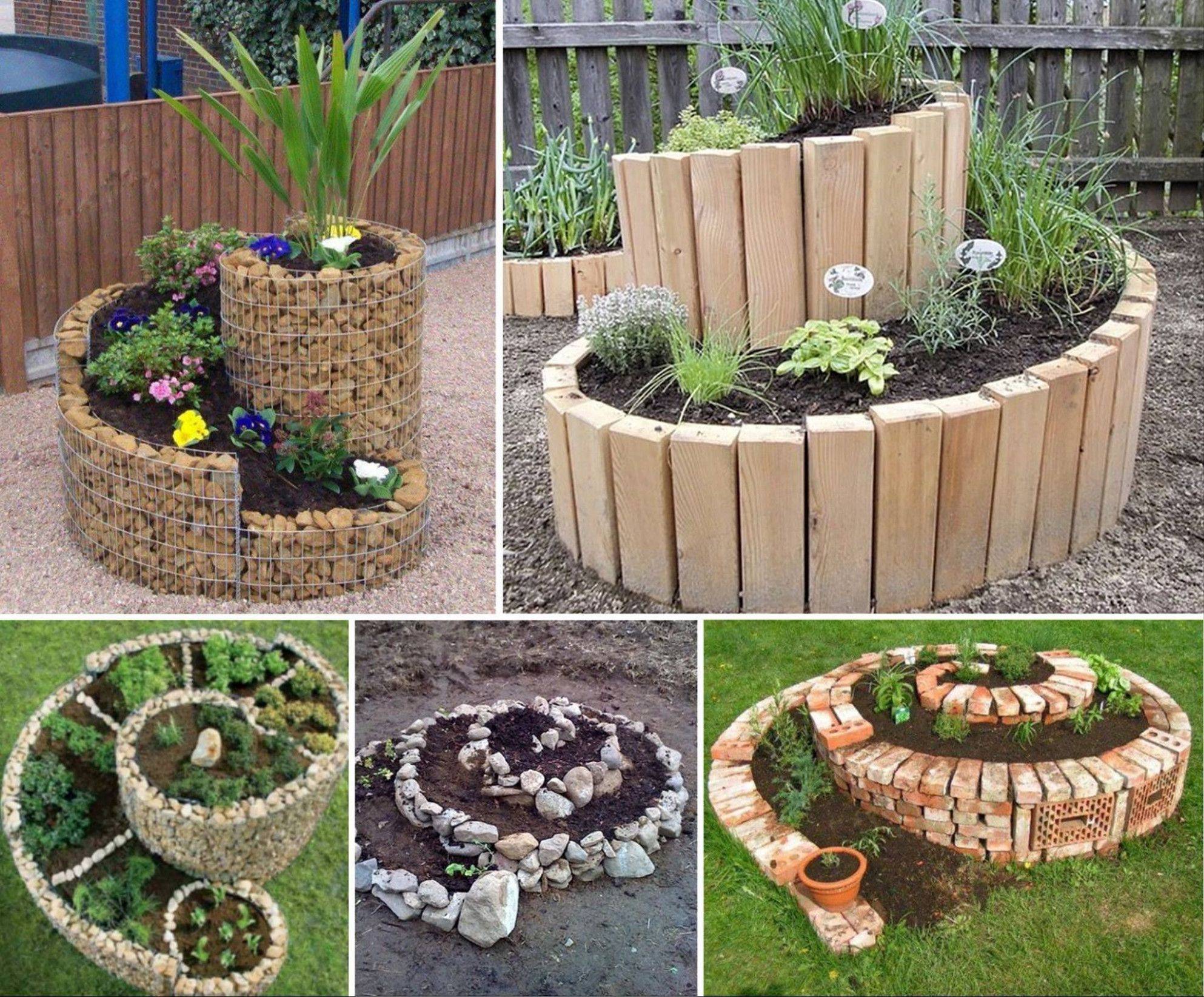 Exaco Herb Spiral Raised Bed Decorative Accessories