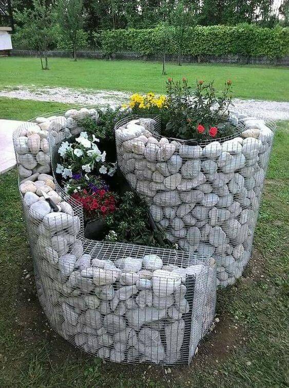 Herb Spiral Gabions Manufactum Spiral Garden