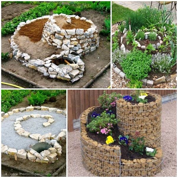 Spiral Chicken Wire Planter