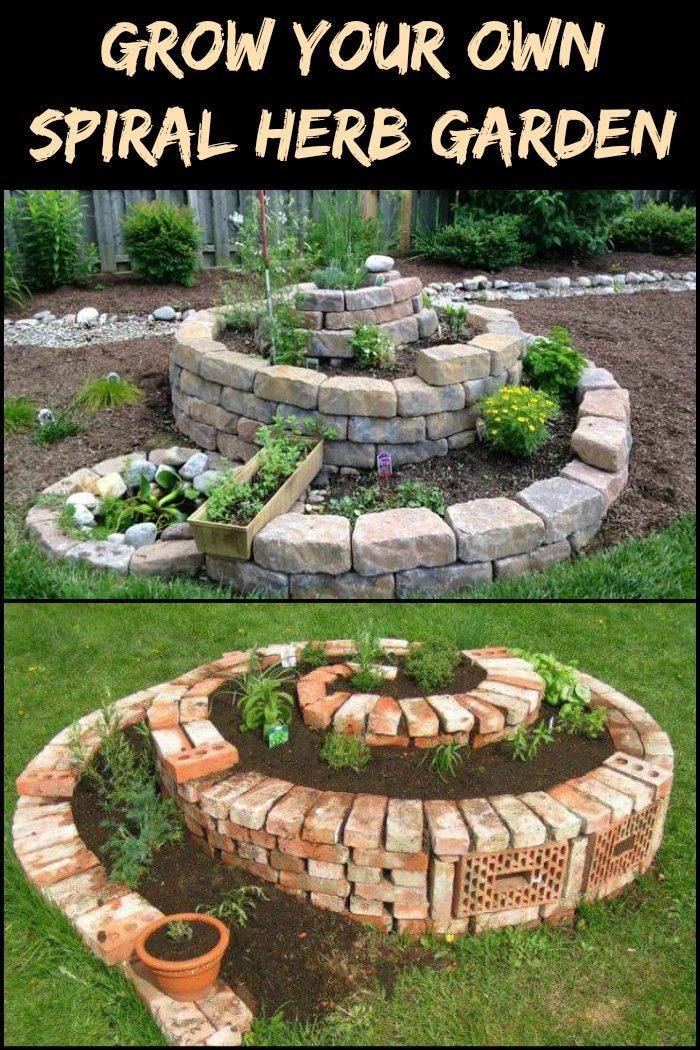Our Spiral Herb Garden