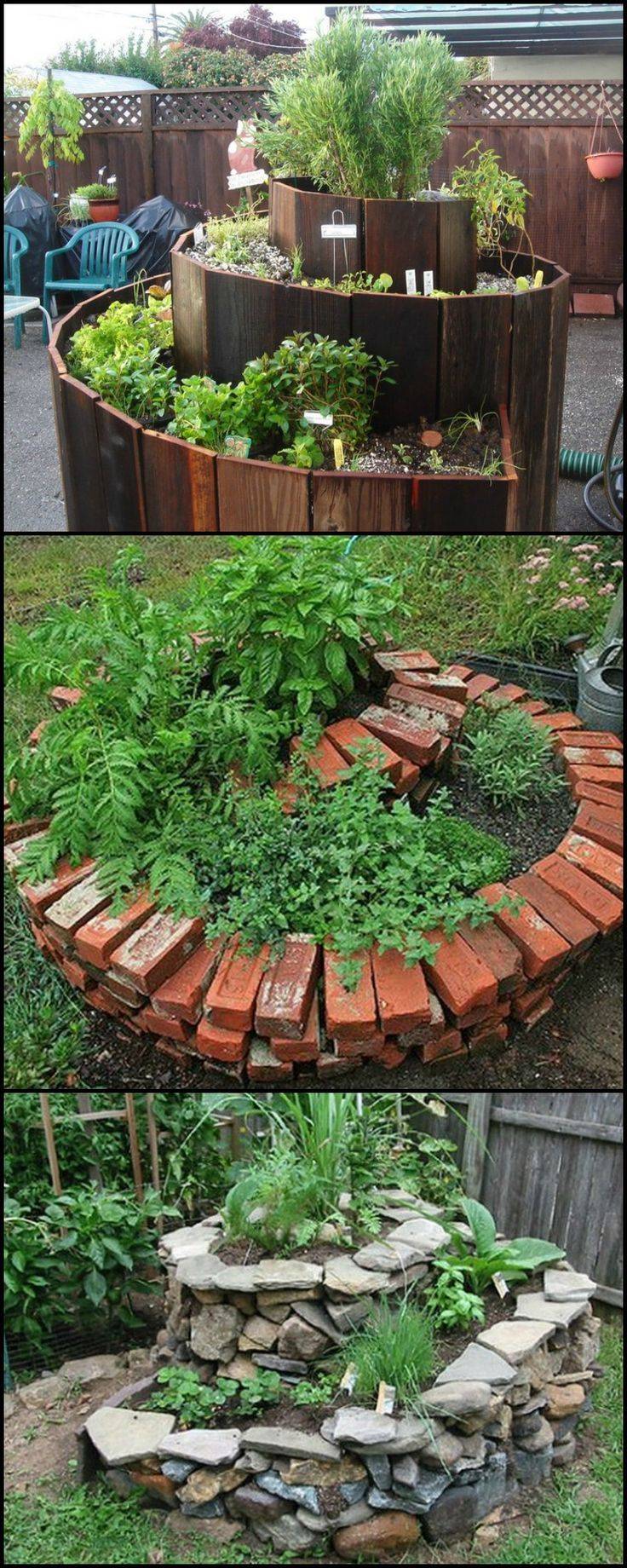 Spiral Herb Garden Garden Inspiration