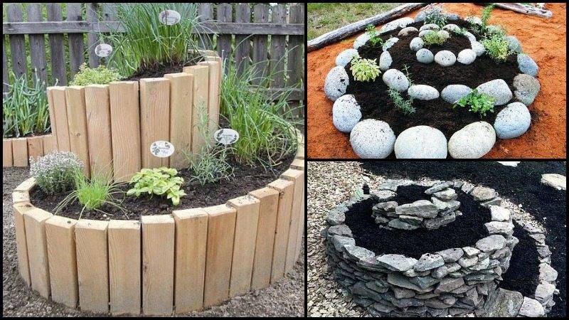 A Spiral Herb Garden