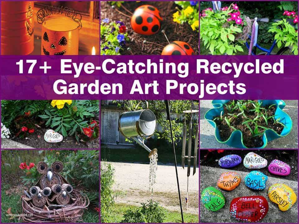 Wonderful Diy Recycled Garden Art Projects