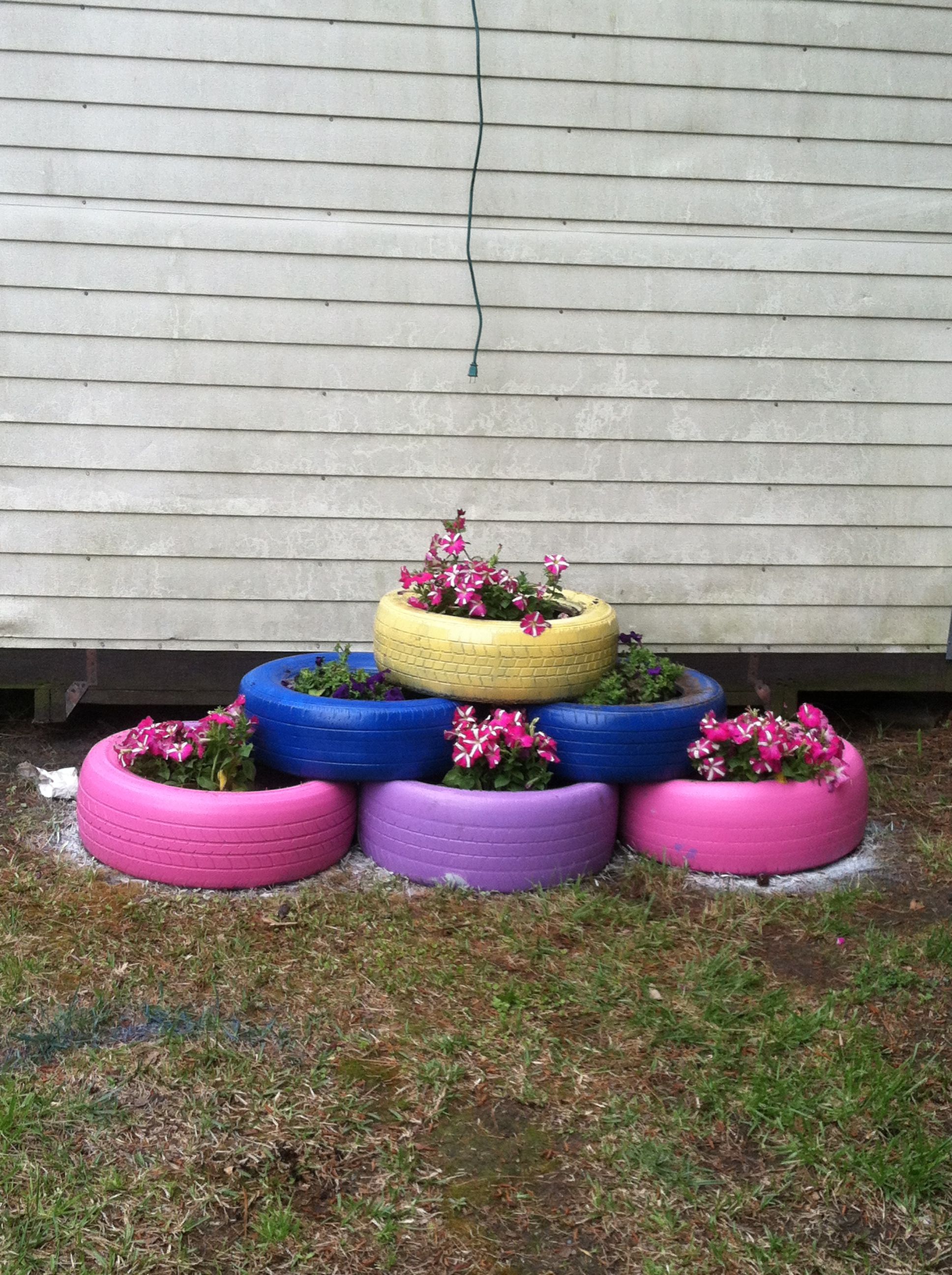 Recycle Tire Garden Diy