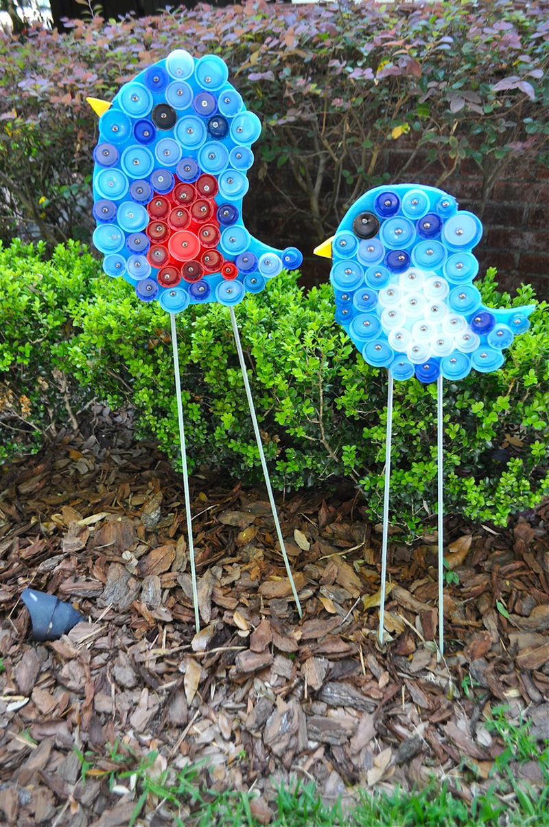 Wonderful Diy Recycled Garden Art Projects