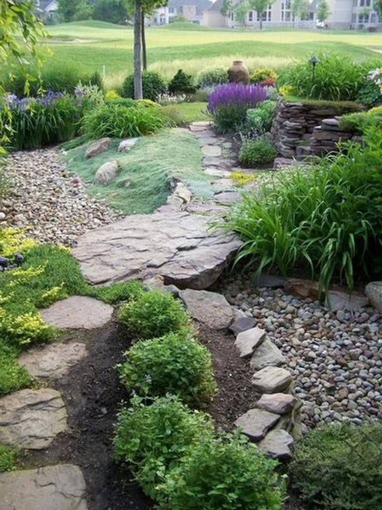 Super Easy Dry Creek Landscaping Ideas You Can Make