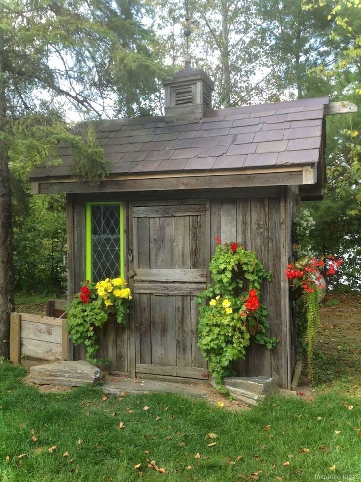 Lady Says Shed Decor Rustic Shed Shed Design