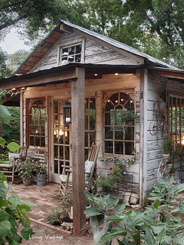 Rustic Southern Potting Shed
