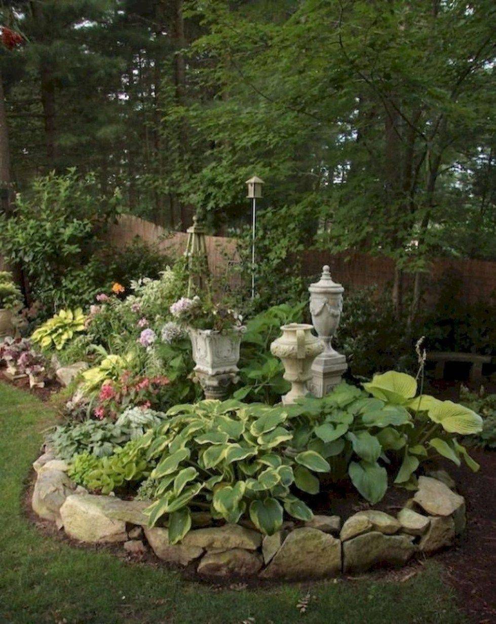 Hosta Shade Garden Front Yard Landscaping Design