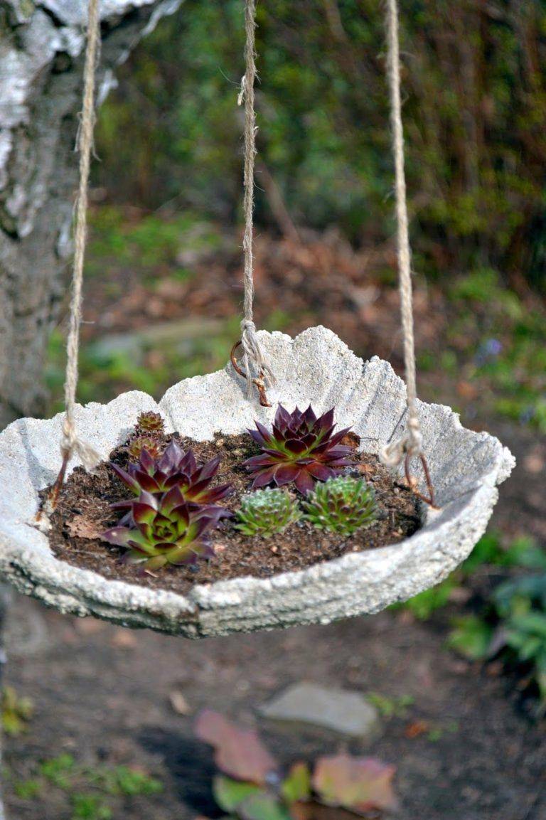 Concrete Cement Diy Projects Garden Crafts