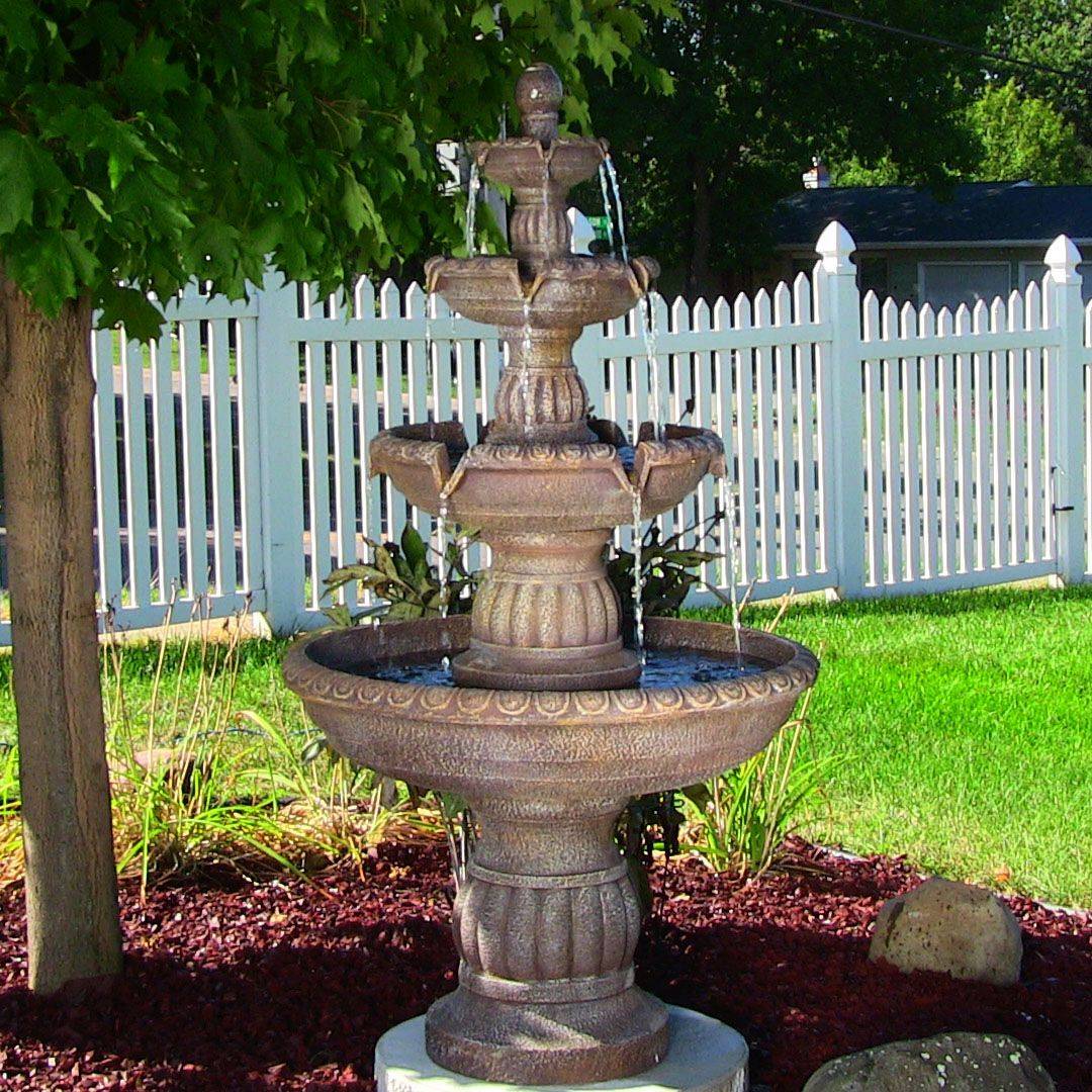 This Whimsical Resin Solar Powered Water