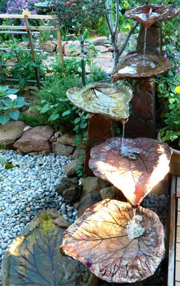 Flower Garden Water Fountain