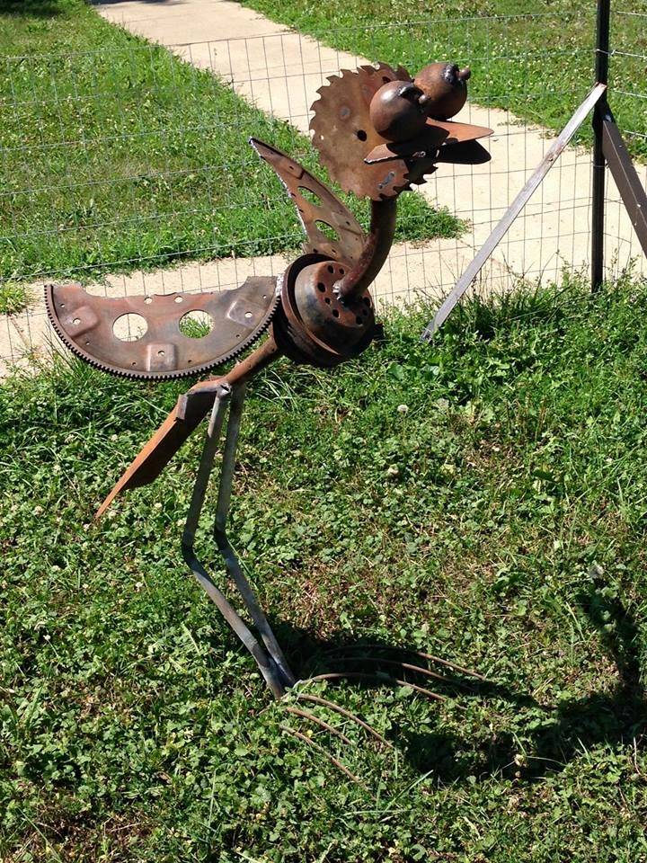 Fantastic Metal Garden Art Design Ideas
