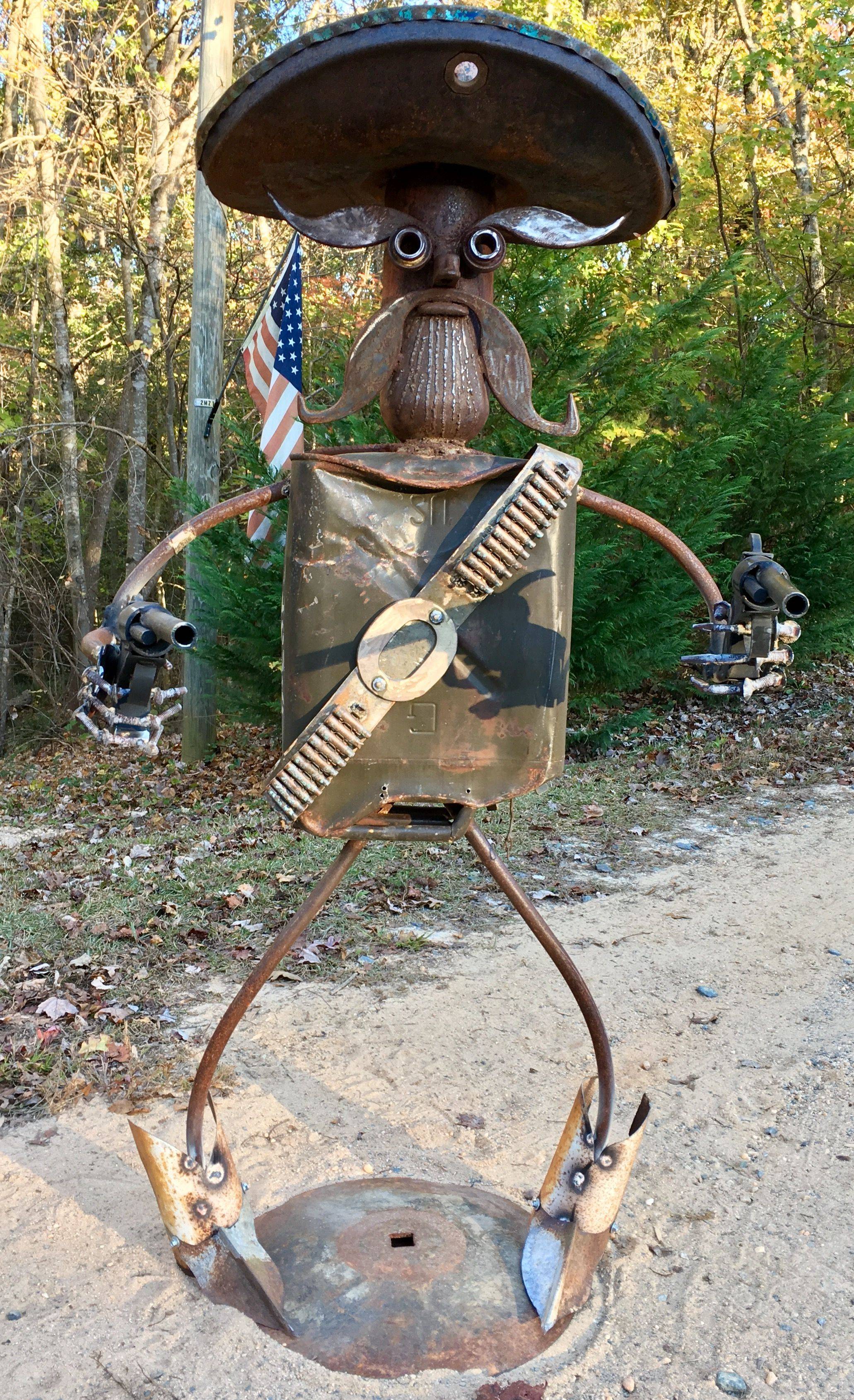 Yard Art Metal Garden Art