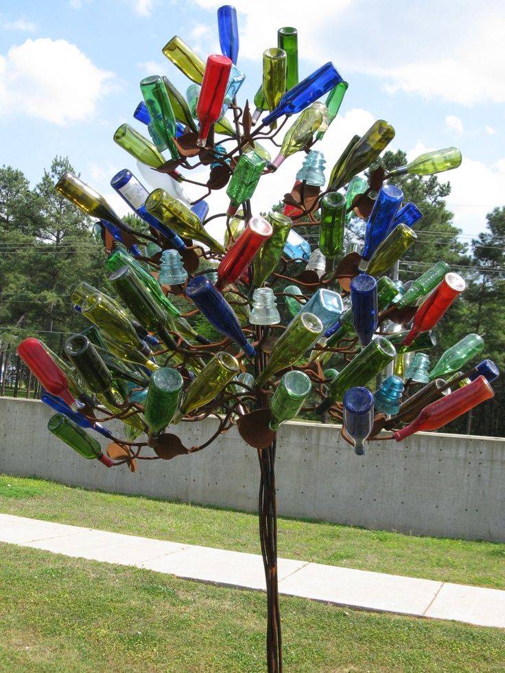 Diy Glass Yard Art Design