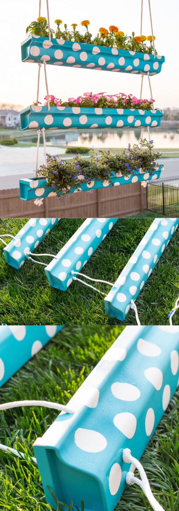 Best Diy Vertical Rain Gutter Garden Ideas
