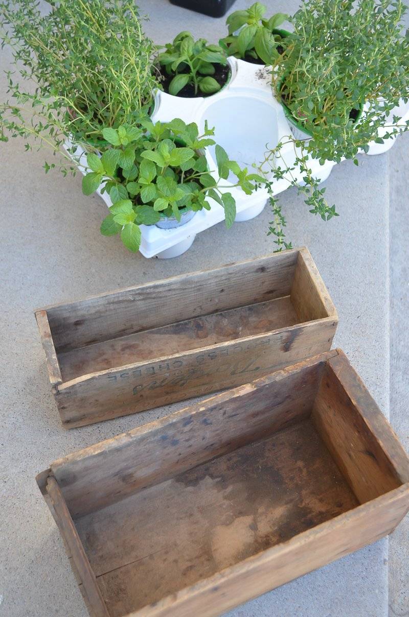 Diy Planter Box Herb Garden Garden Planter Boxes